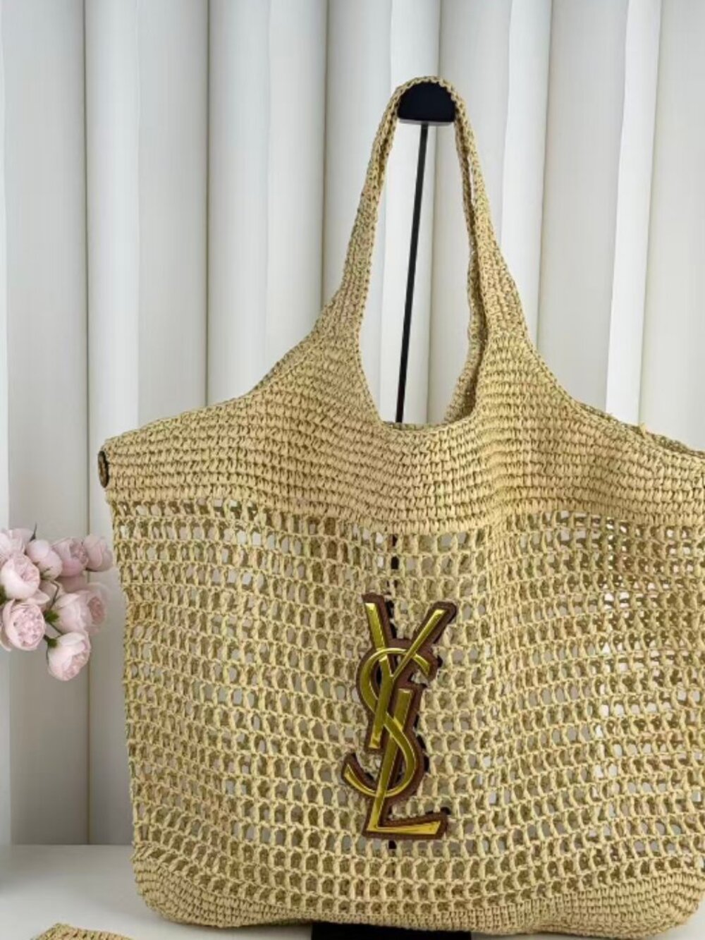 Saint Laurent's New Straw Bag